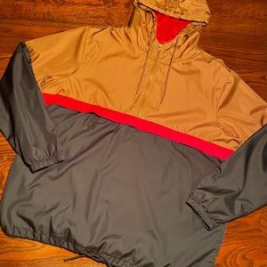 No Boundaries Quarter Zip Pocket Hoodie Jacket